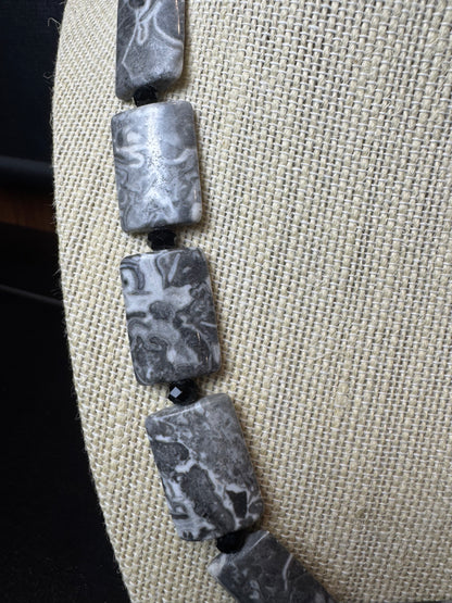 Picasso Jasper Beaded Necklace
