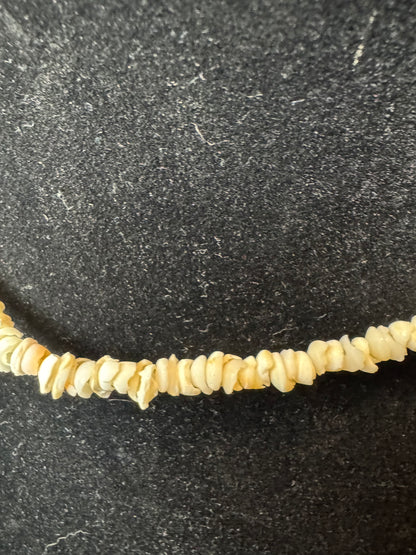 Handmade Vintage Puka Shell Necklace - small shells