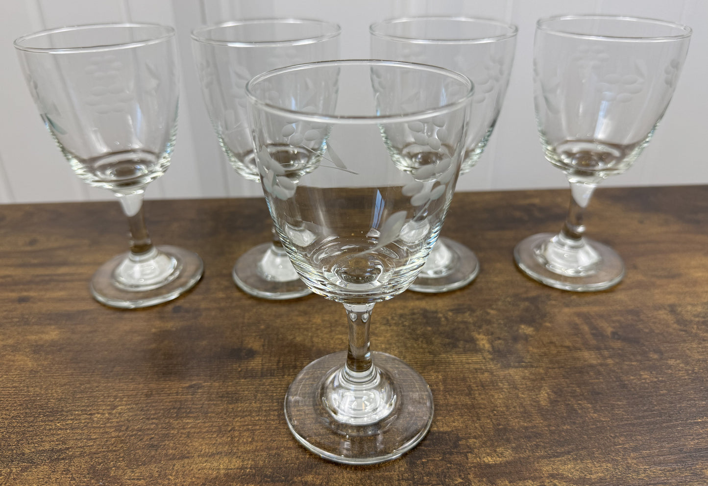 Princess House Heritage Pattern Glasses
