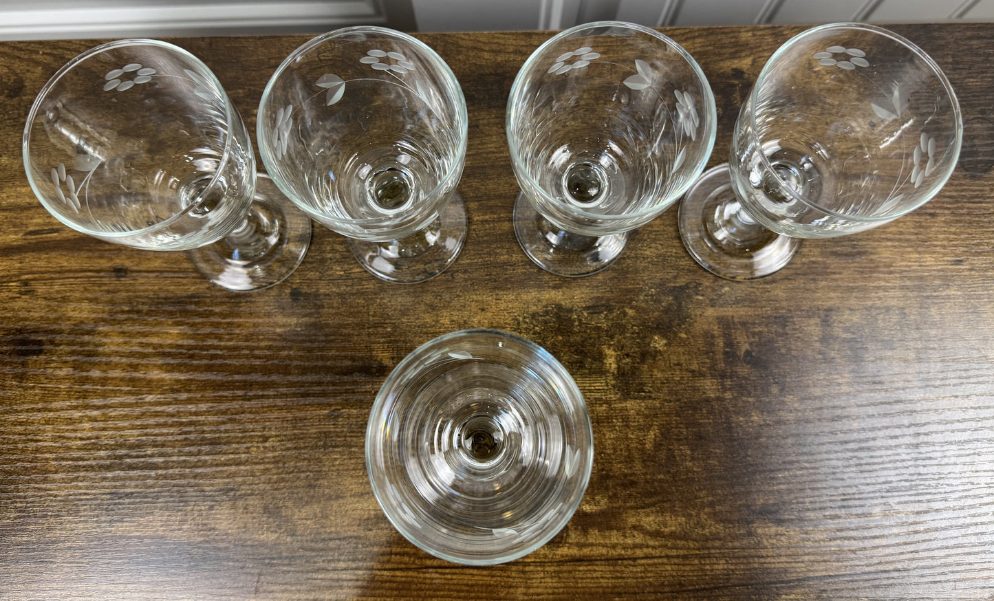 Princess House Heritage Pattern Glasses