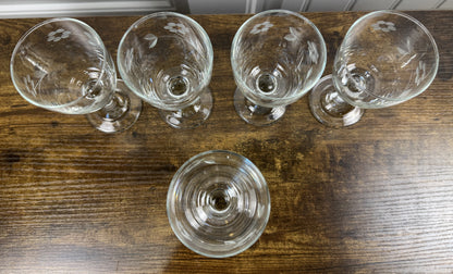 Princess House Heritage Pattern Glasses