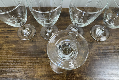Princess House Heritage Pattern Glasses