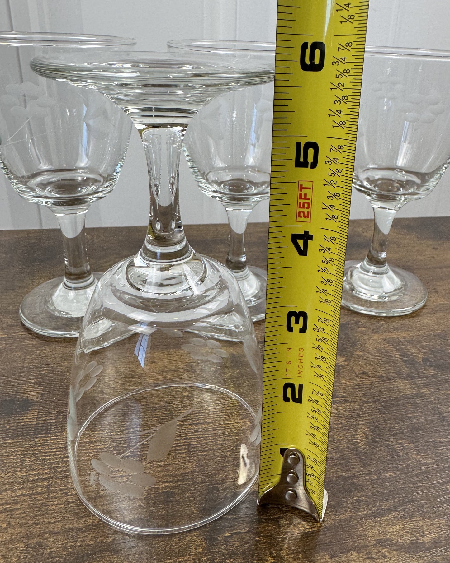 Princess House Heritage Pattern Glasses
