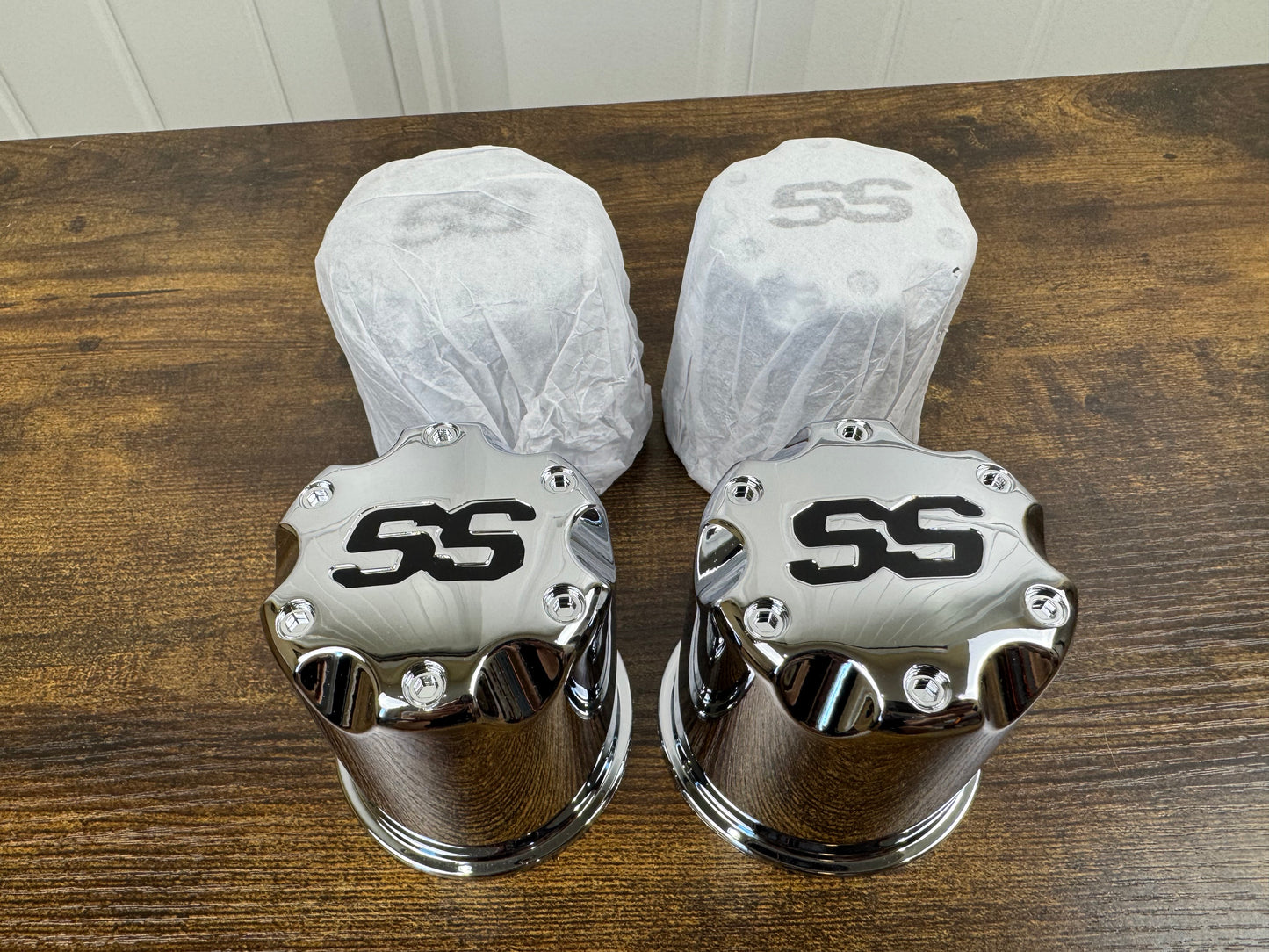 SS ATV/Golf Cart Center Wheel Caps set of 4