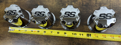 SS ATV/Golf Cart Center Wheel Caps set of 4