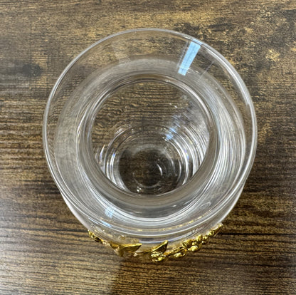 Saint Hilaire Crystal and Gold Vase