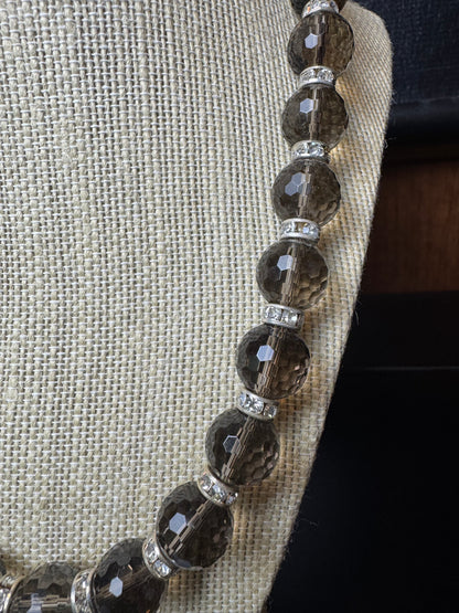 Vintage Smokey Quartz Necklace