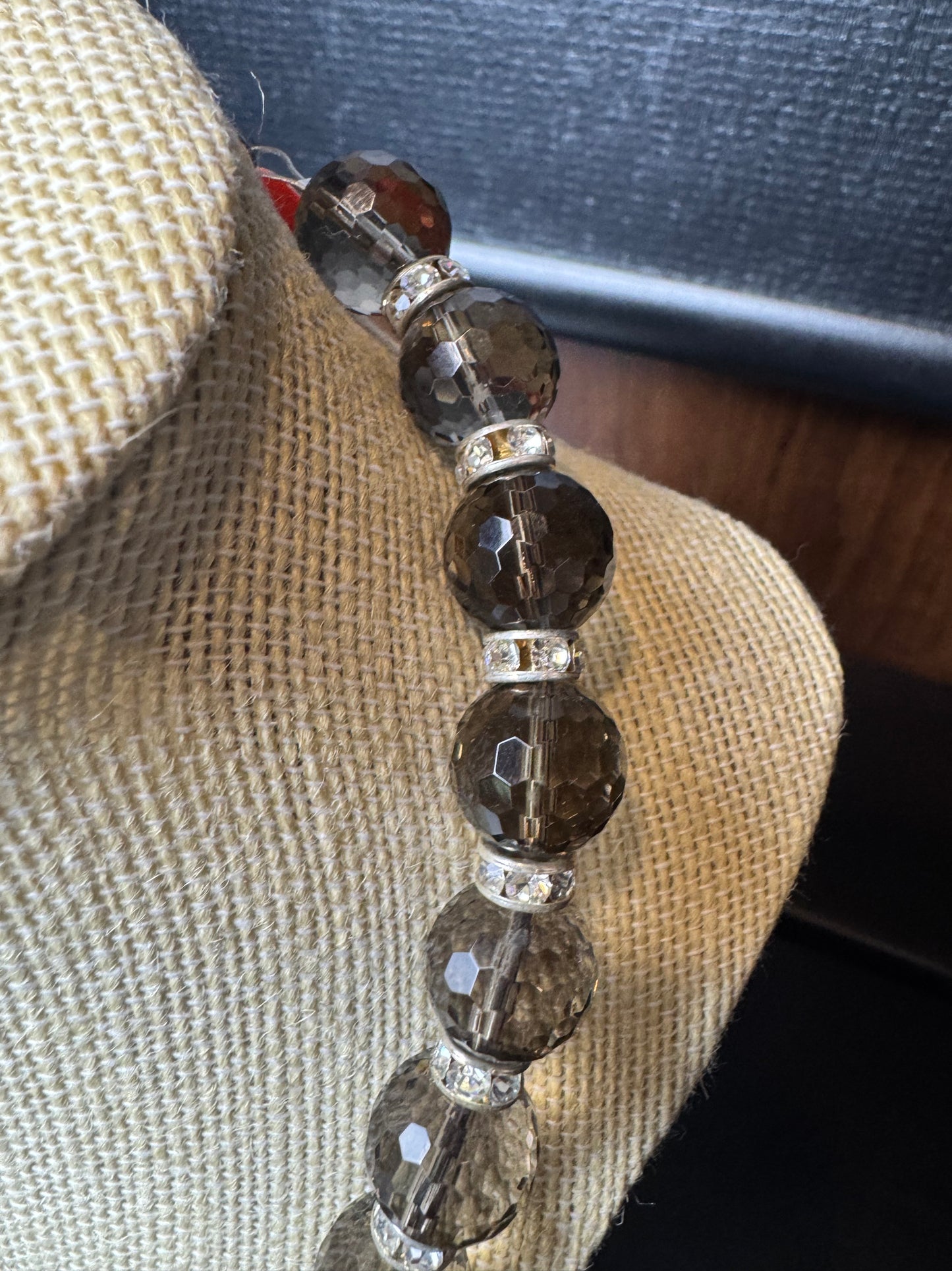 Vintage Smokey Quartz Necklace