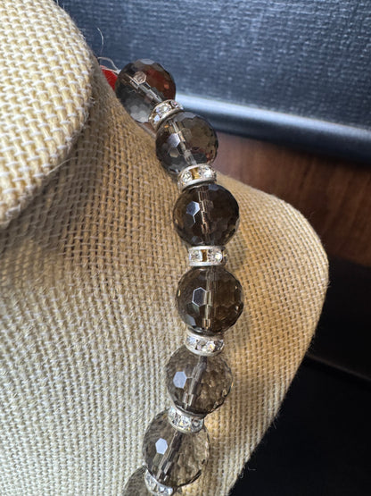 Vintage Smokey Quartz Necklace