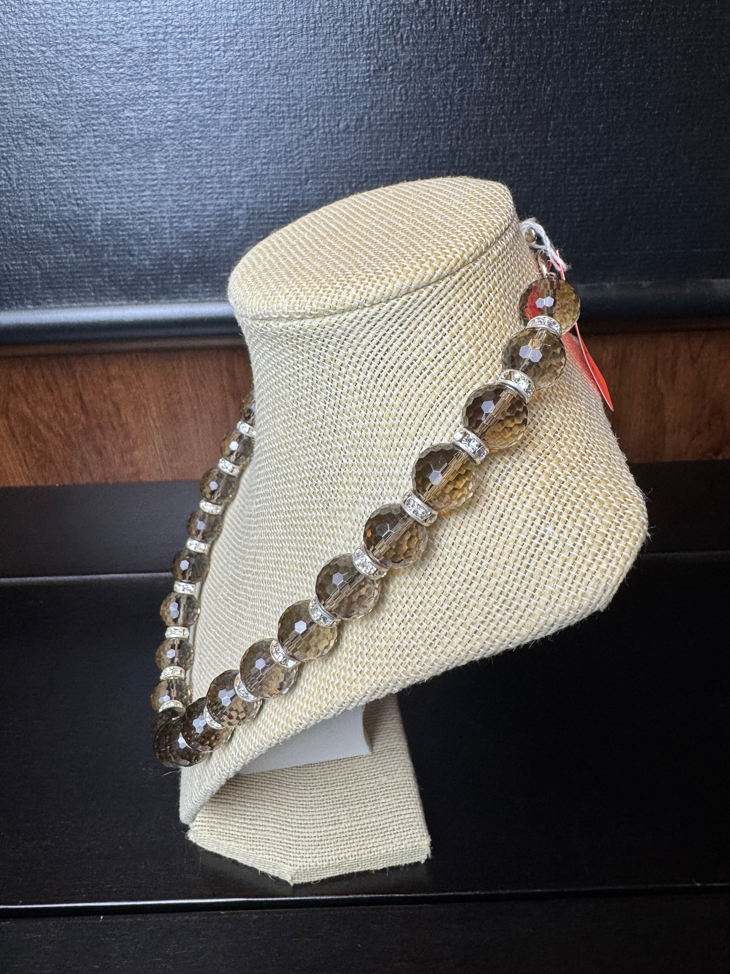 Vintage Smokey Quartz Necklace