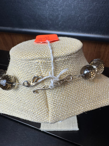 Vintage Smokey Quartz Necklace