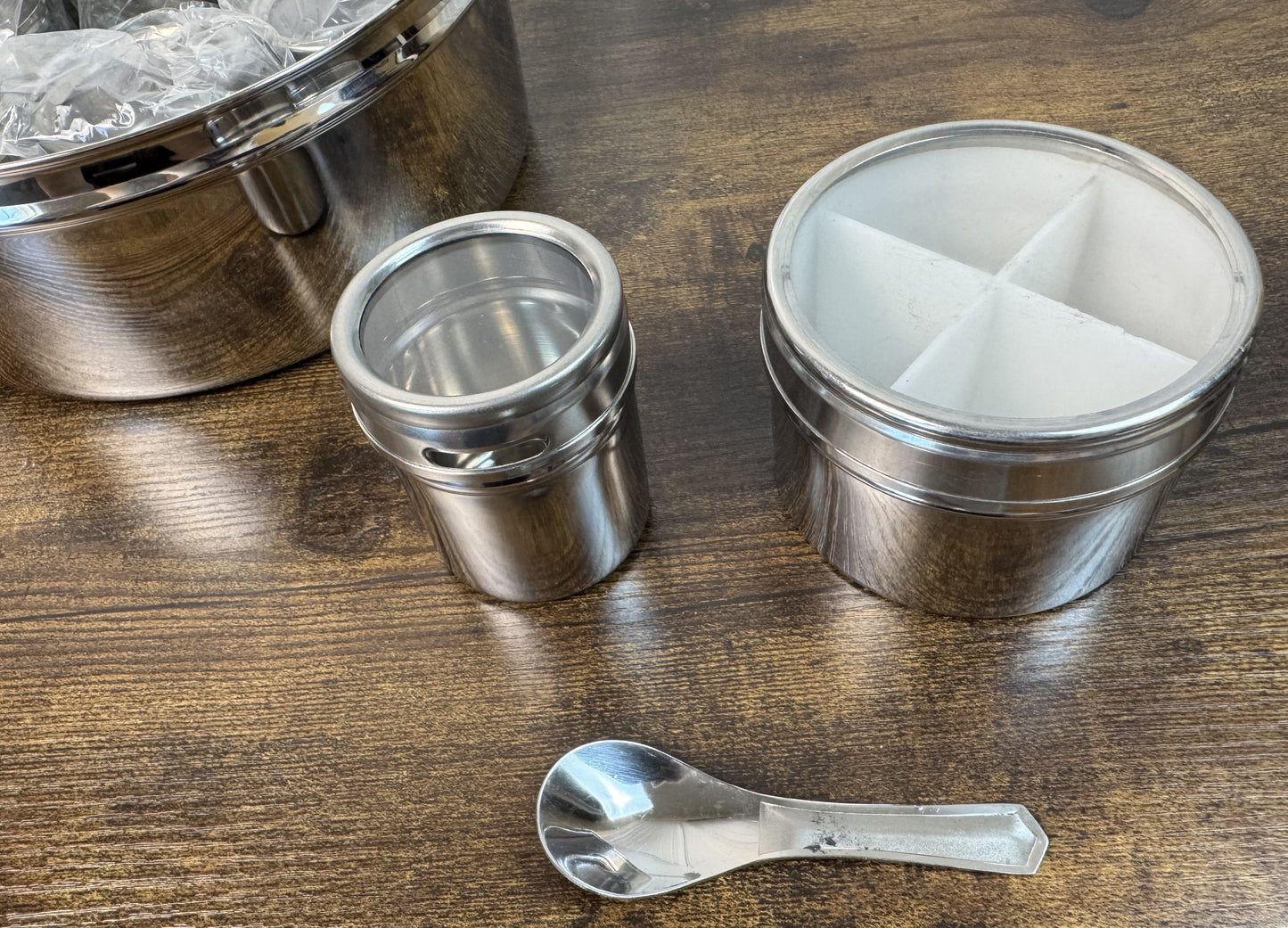 Stainless Steel Masala Dabba Spice Box