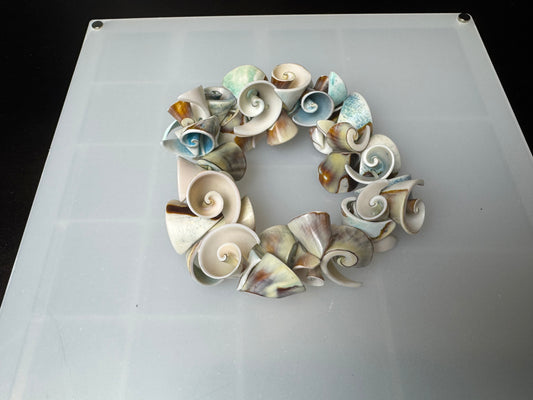 Handmade Vintage Swirl Beaded Bracelet