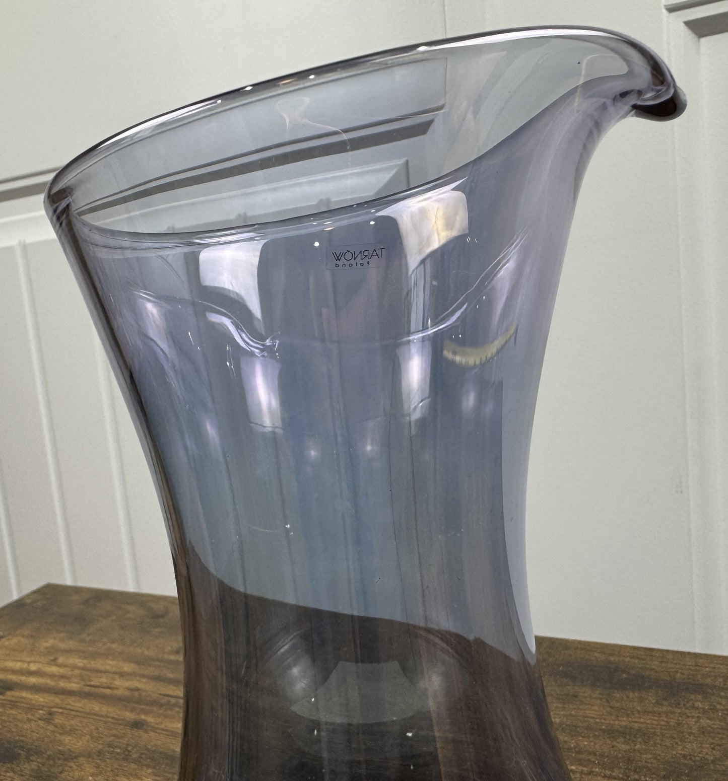 Tarnow Art Glass Vase/Carafe/Pitcher Thomas O”Brien