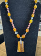 Hand-Made Tigers Eye and Bead Necklace
