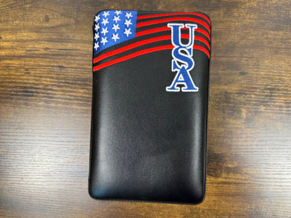 Black Leather Travel Cigar Humidor