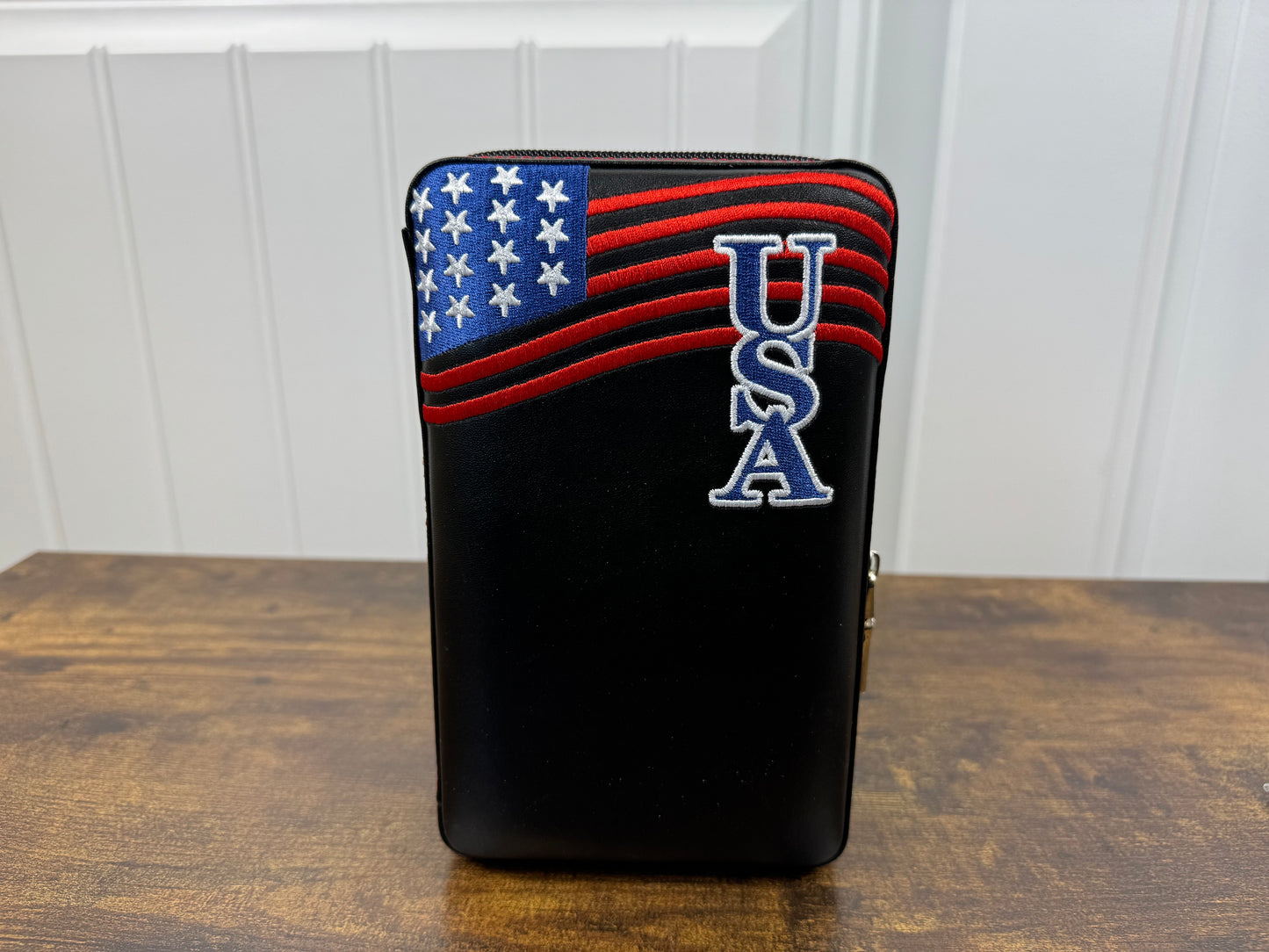 Black Leather Travel Cigar Humidor