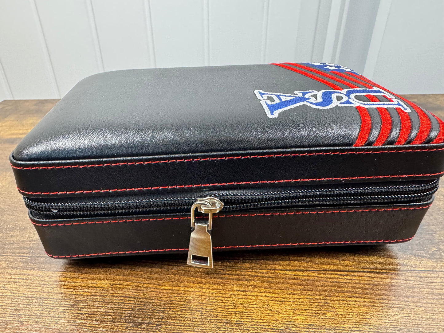Black Leather Travel Cigar Humidor