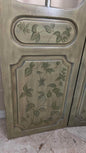 VINTAGE HAND-PAINTED 3 SCREEN ROOM PANEL / DIVIDER H78 INCH