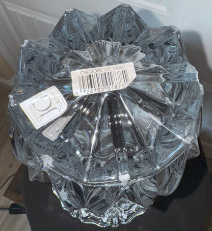 Vintage Cristal JG Durand “Calliope” Lead Crystal Vase – 13"