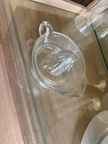 Vintage Anchor Hocking Glass Juicer