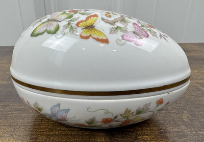 Vintage Avon “Butterfly Fantasy” Egg Shape Trinket Box
