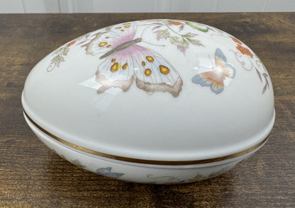 Vintage Avon “Butterfly Fantasy” Egg Shape Trinket Box