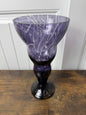 Vintage Indigo Swirl Glass Vase