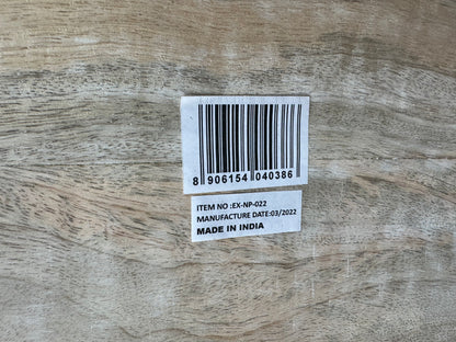 White Rectangle Mango Wood Decorative Trays set of 3