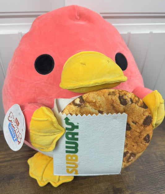 ZURU Snackles Series 2 Whitney the Pink Platypus Large Plushie