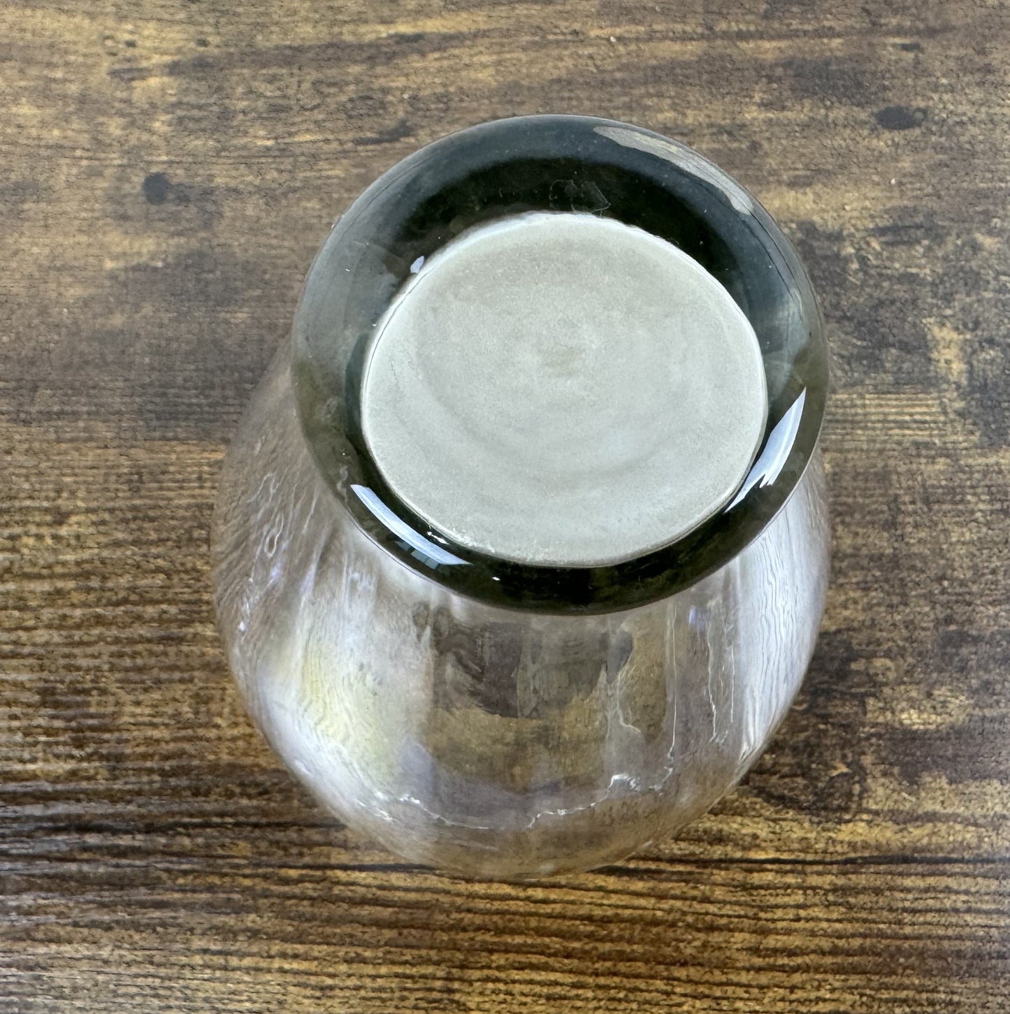 Vintage Handblown Iridescent Glass Vase