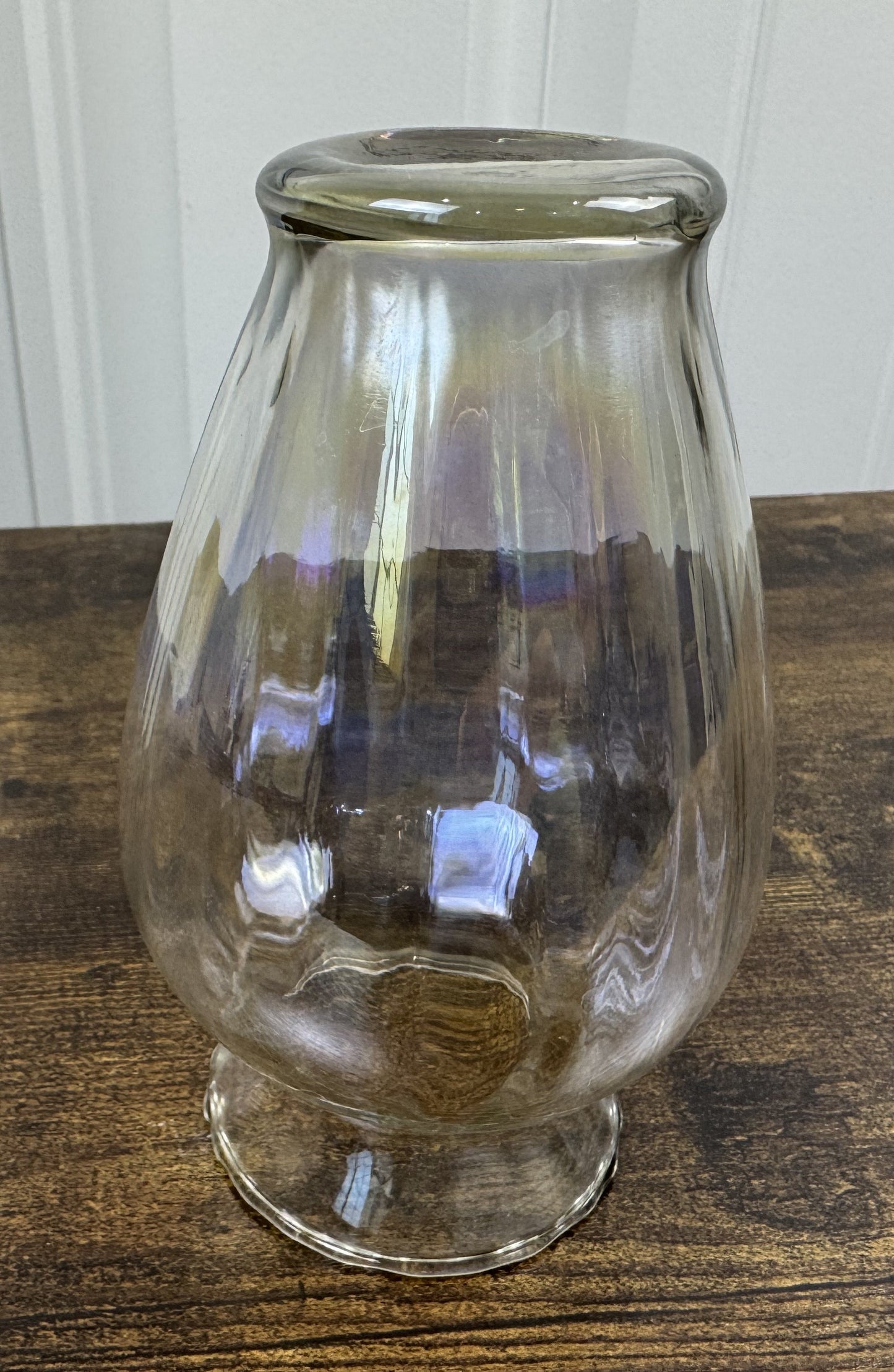 Vintage Handblown Iridescent Glass Vase
