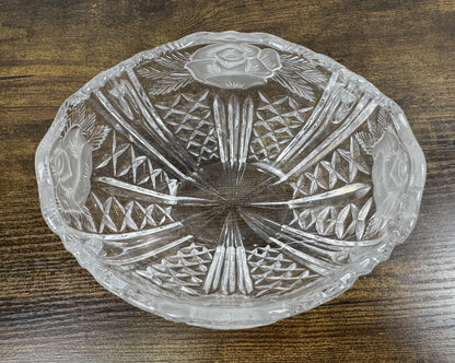 Vintage Anna Hutte German Crystal Bowl