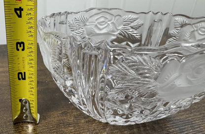 Vintage Anna Hutte German Crystal Bowl