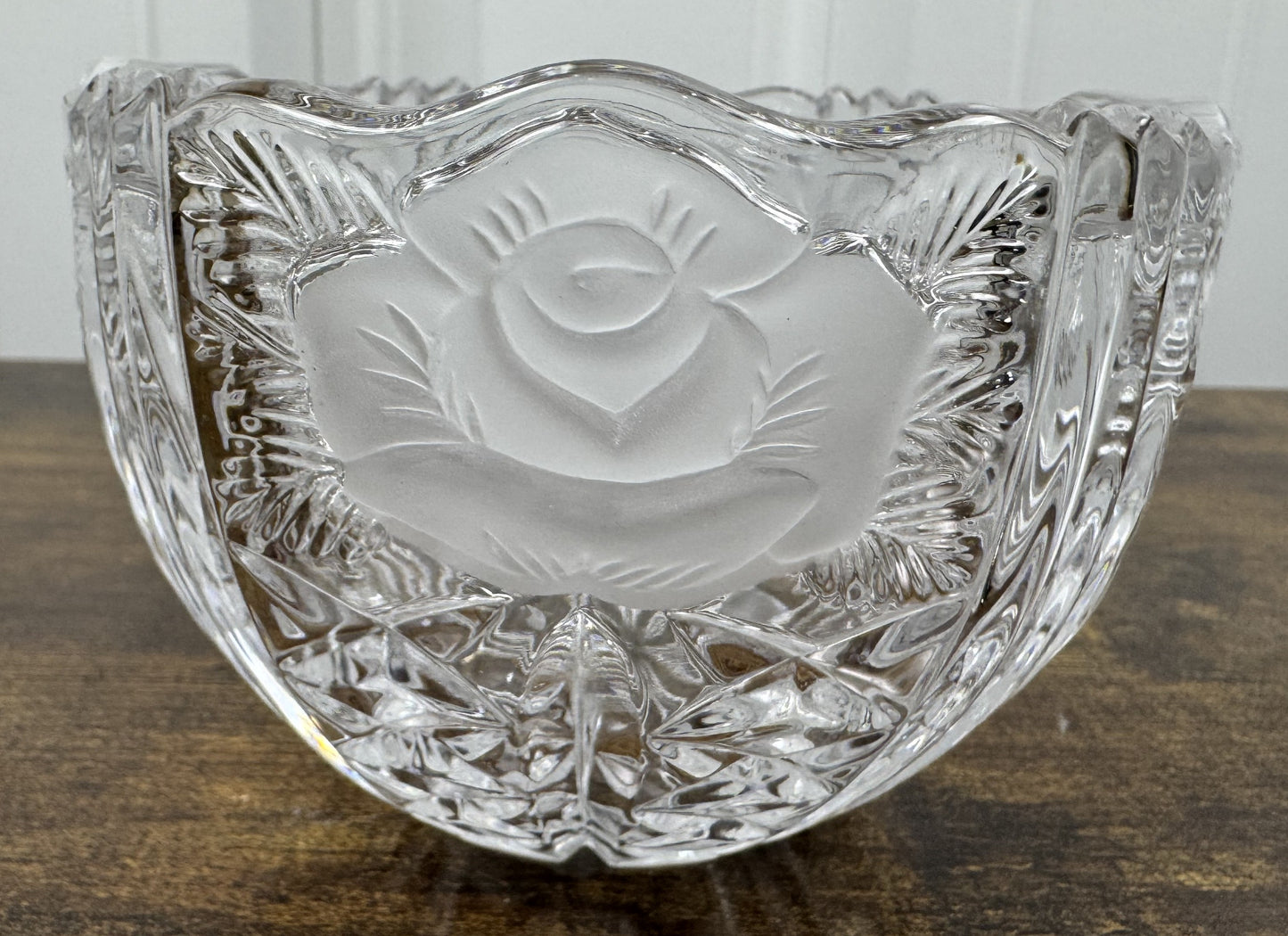 Vintage Anna Hutte German Crystal Bowl